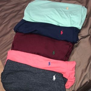 5 polo Ralph Lauren long sleeve